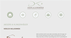 Desktop Screenshot of jaegers-klingenhaeger.de