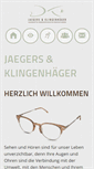 Mobile Screenshot of jaegers-klingenhaeger.de